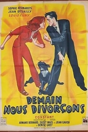 Poster Demain nous divorçons 1951
