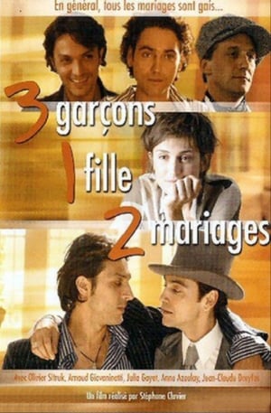 Poster 3 garçons, 1 fille, 2 mariages 2004