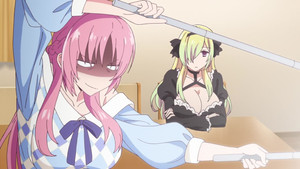 Episódio 1 - Koushi se torna mãe de dormitório / O problema com Mineru e Frey - Megami-ryou no Ryoubo-kun.