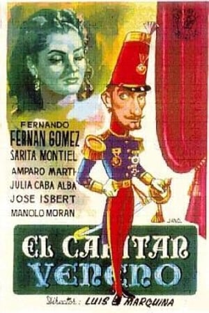 Poster El capitán Veneno 1950