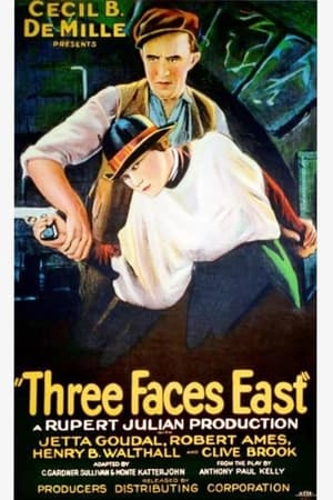 Poster Three Faces East 1926