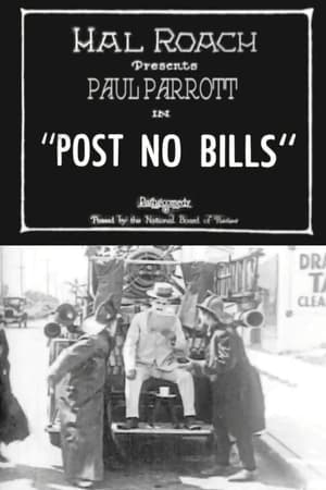 Poster Post No Bills (1923)