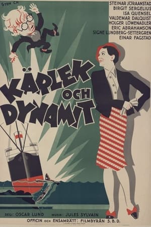 Poster Kärlek och dynamit (1933)