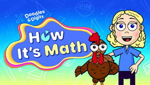 Doodles and Digits: How It's Math backdrop