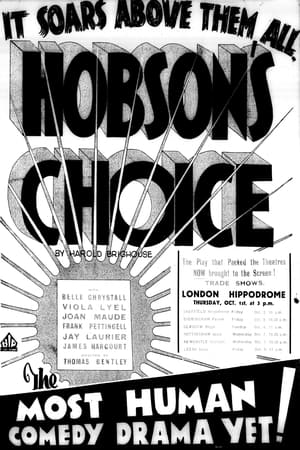 Poster Hobson's Choice 1931