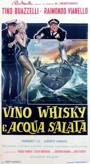 Vino, whisky e acqua salata poster