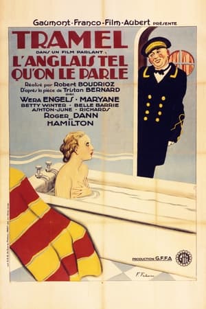 Poster English as it is spoken (1931)