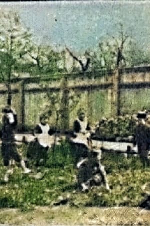 Image Dzieci bawiące się w ogrodzie