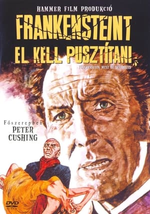 Poster Frankensteint el kell pusztítani 1969