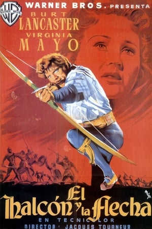 Poster El Halcón Y La Flecha 1950