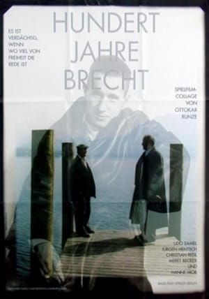 Poster Hundert Jahre Brecht 1998