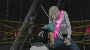 Soul Eater: Season 1 Episode 46 – Bravery? Bloodshed? Decisive Battle, Mifune vs. Black Star?