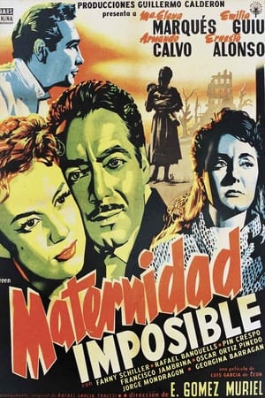 Poster Maternidad imposible (1955)