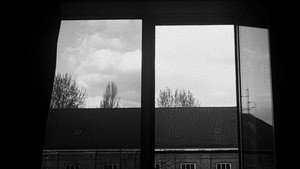 sie schaute in die ferne