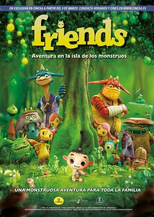 Poster Friends: Aventura en la isla de los monstruos 2011