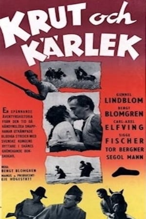 Poster Krut och kärlek 1956
