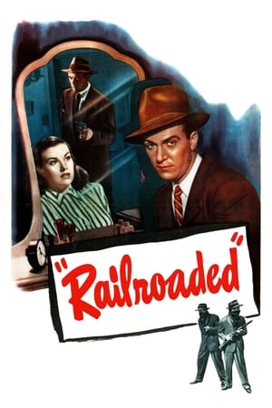 Poster Railroaded! 1947