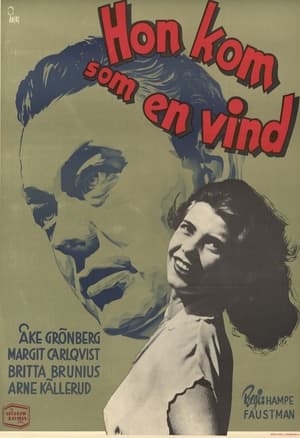 Poster Hon kom som en vind (1952)