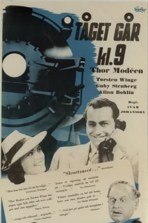 Poster Tåget går klockan 9 1941
