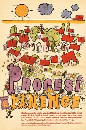 Poster Procesí k panence 1961