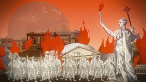 ...The Library of Alexandria Burned Down?