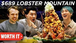 Image $2 Beef Patty Vs. $689 Lobster Tower w/ Simu Liu