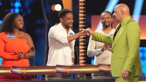 Celebrity Family Feud The Haunted Mansion Cast: Tiffany Haddish vs. Justin Simien and Cruel Summer vs. The Wonder Years