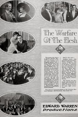 Poster The Warfare of the Flesh (1917)