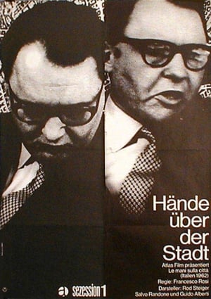Poster Hände über der Stadt 1963