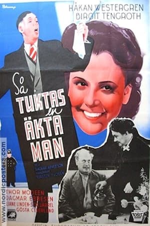 Poster Så tuktas en äkta man (1941)