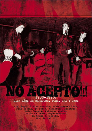 Poster No acepto!!! 1980-1990: diez años de hardcore, punk, ira y caos 2007