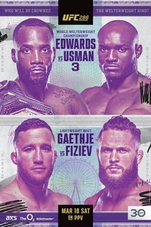Poster UFC 286: Edwards vs. Usman 3 2023