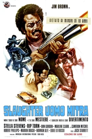 Poster Slaughter uomo mitra 1972