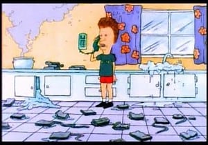 Beavis and Butt-Head Cleaning House