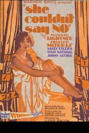 Poster She Couldn't Say No 1930