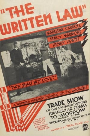 Poster The Written Law 1931