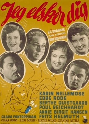 Poster Jeg elsker dig (1957)