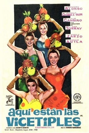 Poster ¡Aquí están las vicetiples! 1961