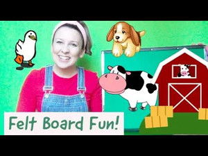 Felt Board Toddler Activities for Language and speech development - Old McDonald Flannel Board | StreamHub