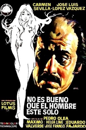 Poster No es bueno que el hombre esté solo 1973