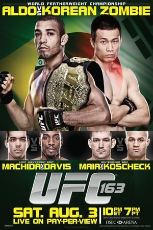 Poster UFC 163: Aldo vs Korean Zombie 2013