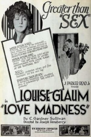 Poster Love Madness 1920