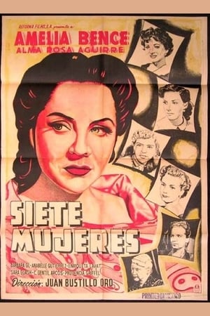 Poster Siete mujeres 1953