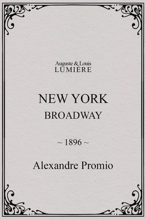 Poster New York, Broadway 1896