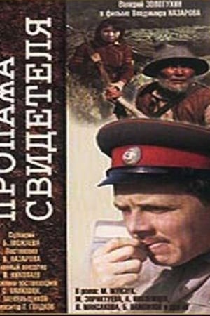 Poster Пропажа свидетеля 1972