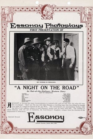 Poster A Night on the Road (1914)