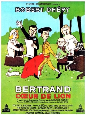 Poster Bertrand coeur de lion 1951