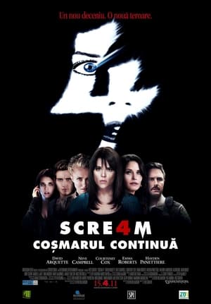 Poster Scream 4: Coșmarul continuă 2011
