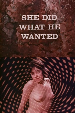 Poster She Did What He Wanted (1971)