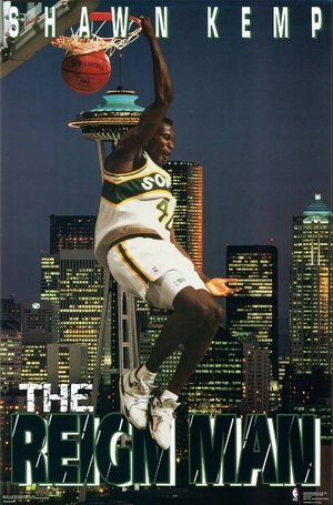 Poster Shawn Kemp - The Reign Man (1995)